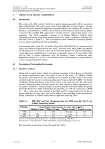 Agreement No. CE[removed]Investigation Assignment for Widening of Tolo Highway/ Fanling Highway between Island House Interchange and Fanling 4