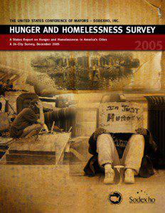 2005 Hunger and Homelessness Survey