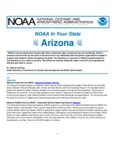 NOAA In Your State - Arizona
