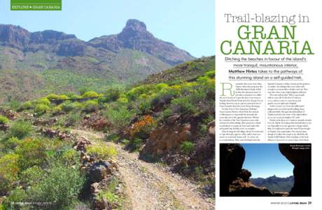 EXPLORE ‚ Gran Canaria  Trail-blazing in Gran Canaria