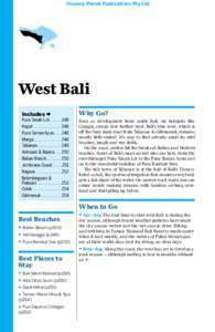 ©Lonely Planet Publications Pty Ltd  West Bali Includes   Pura Tanah Lot .  .  .  .  .  .