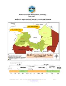 KIENI SUB-COUNTY DROUGHT MONTHLY BULLETIN FOR JULY[removed]Early Alert: Worsening Early Alert: Worsening  July 2014 Nyeri County Early Warning