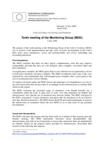 On 22 January the Commission organised the first meeting of the Monitoring Group (MOG)