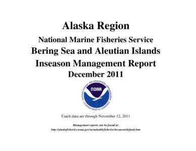 2011 Bering Sea and Aleutian Islands Inseason Management Report