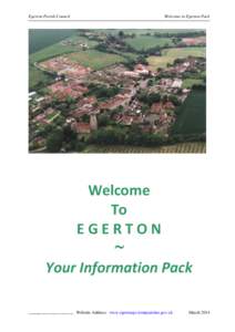 Egerton Parish Council  Welcome to Egerton Pack