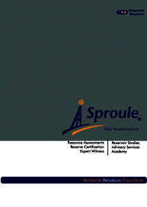 Corporate Brochure ® Your Trusted Advisor Resource Assessments