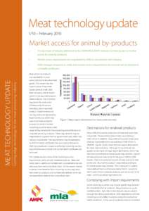 Meat technology update 1/10 – February 2010 •	  A major topic of enquiry addressed to the CSIRO/MLA/AMPC industry services project is market