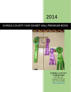 EUREKA COUNTY FAIR EXHIBIT HALL PREMIUM BOOK