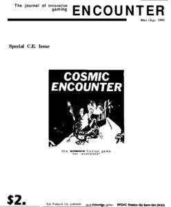 The journal of innovative gaming ENCOUNTER Mar/Apr 1983
