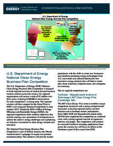 U.S. Department of Energy National Clean Energy Business Plan Competition