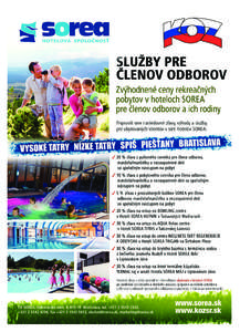 01_14_Letak-Sluzby pre clenov odborov_A4_sorea_Layout[removed]:50 PM Page 1   