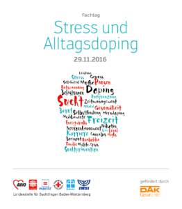 Fachtag  Stress und Alltagsdoping