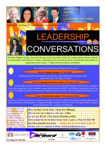 Leadership Conversation Flyer