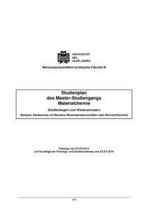 Materialcharakterisierung