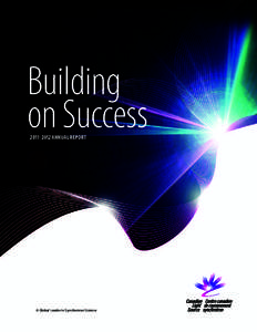 Building on Success[removed]Annual Report A Global Leader in Synchrotron Science