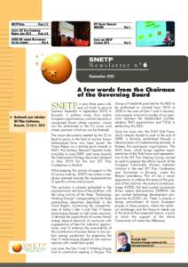 SNETP NEWS  PAGES 2-3 FP7 PROJECT HIGHLIGHT: ADRIANA