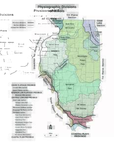 Physiographic Divisions of Illinois Province divisions Section divisions Subsection divisions