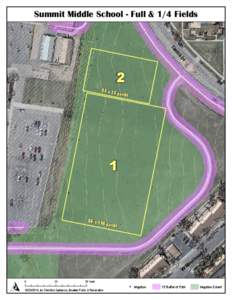 Summit Middle School - Full & 1/4 Fields ! !  !