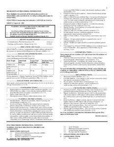 Strattera (atomoxetine hydrochloride) capsules label