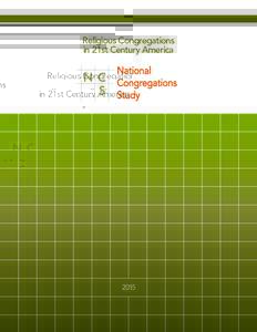 Religious Congregations in 21st Century America 2015  Contents