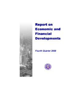 Report on Economic and Financial Developments  Fourth Quarter 2008