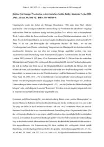 Plekos 4, 2002, 127–131 — http://www.plekos.uni-muenchen.de/2002/rstumpp.pdf  Bettina Eva Stumpp: Prostitution in der römischen Antike. Berlin: Akademie VerlagS. 24 Abb. Pb. DM 78,-- ISBN.  