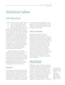 S TAT I S T I C A L TA B L E S[removed]Introduction Statistical tables Introduction