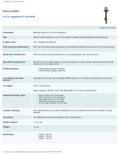 Datasheet: S.E.A. supplied-air manifold