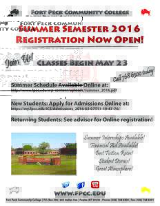 Summer 16 Registration Flyer