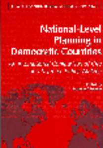 National-Level Planning in Democratic Countries  Town Planning Review (TPR) Special Studies Edited at the Department of Civic Design, University of Liverpool, by PETER BATEY, DAVID MASSEY and DAVE SHAW
