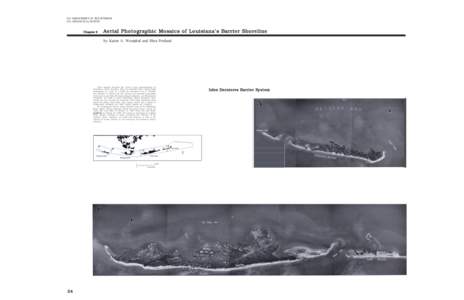 U.S. DEPARTMENT OF THE INTERIOR U.S. GEOLOGICAL SURVEY Chapter 3  Aerial Photographic Mosaics of Louisiana’s Barrier Shoreline