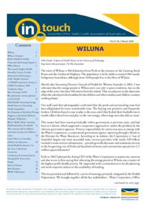 Vol 23 No 2 MarchContents Wiluna Wiluna: Footnote