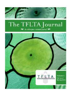 The TFLTA_Journal_V3_2011_2012