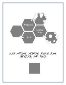 United States Department of Energy / Quiz bowl / National Middle School Science Bowl / National Ocean Sciences Bowl / Competition / Games / Science Bowl