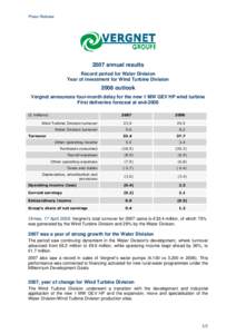 Vergnet / Wind power in France / Wind turbine / Electrical engineering / Energy / Aerodynamics / Technology