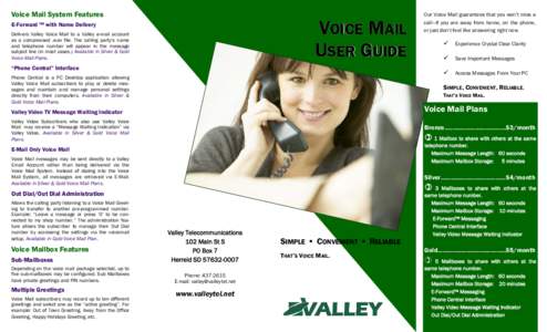 Voice Mail Brochure[removed]pub