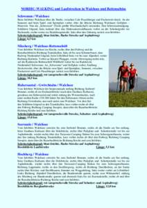NORDIC-WALKING und Laufstrecken in Walchsee und Rettenschöss