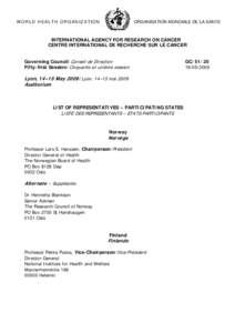 Clinical research / Healthcare in Japan / Ministry of Health /  Labour and Welfare / United States Department of Health and Human Services / Canadian Institutes of Health Research / World Health Organization / Ministry of Health / Health / Government / Health Canada