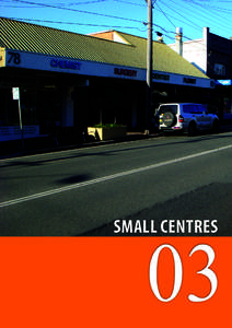 SMALL CENTRES  03 Small Centres