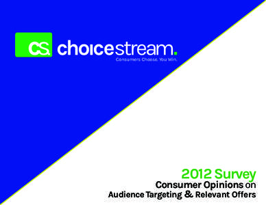 Consumers Choose. You WinSurvey Consumers Choose. You Win.