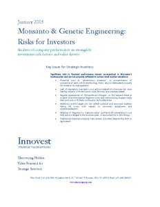 Microsoft Word - Monsanto_Genetic Eng - Risks 2005.doc