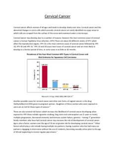 HPV vaccine / Human papillomavirus / Cervical cancer / Gardasil / Cervical intraepithelial neoplasia / Pap test / Wart / Cervix / Genital wart / Papillomavirus / Medicine / Oncology