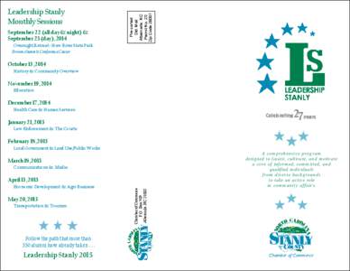 Leadership Stanly 2014 Brochure.p65