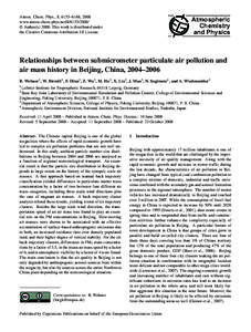 Atmos. Chem. Phys., 8, 6155–6168, 2008 www.atmos-chem-phys.net/ © Author(sThis work is distributed under the Creative Commons Attribution 3.0 License.  Atmospheric