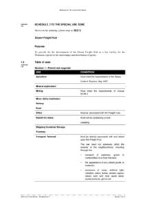 HORSHAM PLANNING SCHEME[removed]C42  SCHEDULE 3 TO THE SPECIAL USE ZONE