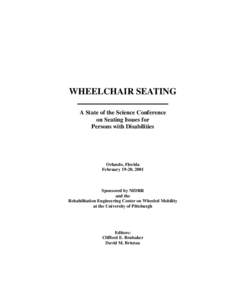 Biology / Bedsore / David M. Brienza / Wheelchair / Clifford E. Brubaker / Ulcer / Motorized wheelchair / Soft tissue / Active Sitting / Medicine / Anatomy / Traumatology
