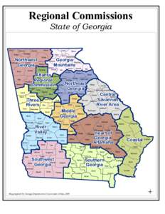 Regional Commissions State of Georgia Dade  Fannin