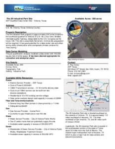 Microsoft Word - Victoria 59 Industrial Park Property Summary.doc