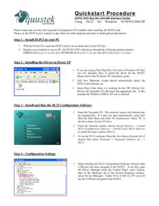 Microsoft Word - DLPCI QuickStart.doc