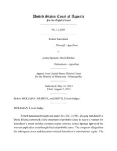 United States Court of Appeals For the Eighth Circuit ___________________________